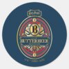 BUTTERBEER™_Vertical_Logo_Classic_Round_Sticker_1 BUTTERBEER™ Vertical Logo Classic Round Sticker