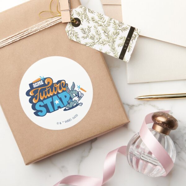 Baby_BUGS_BUNNY™_-_Future_Star_Classic_Round_Sticker_5 Baby BUGS BUNNY™ Future Star Classic Round Sticker