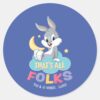 Baby_BUGS_BUNNY™___That's_All_Folks_Classic_Round_Sticker_1 Baby BUGS BUNNY™ Thats All Folks Classic Round Sticker