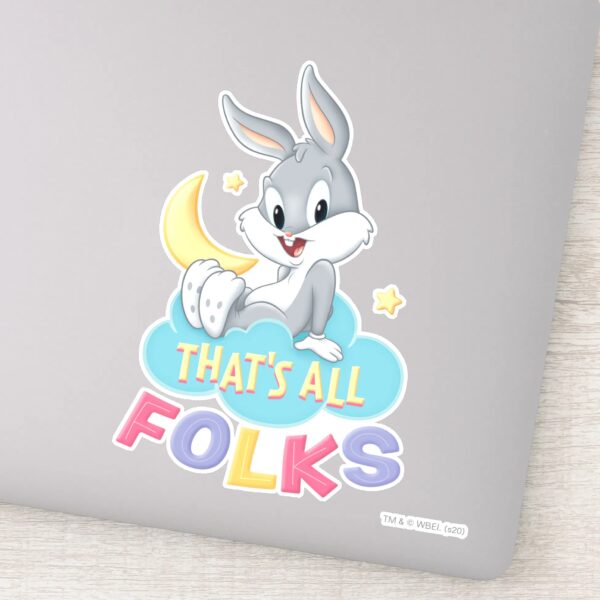 Baby_BUGS_BUNNY™___That's_All_Folks_Sticker_1 Baby BUGS BUNNY™ Thats All Folks Sticker
