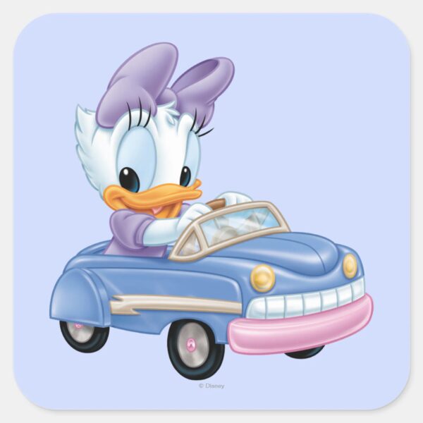 Baby_Daisy_Duck_Square_Sticker_1 Baby Daisy Duck Square Sticker