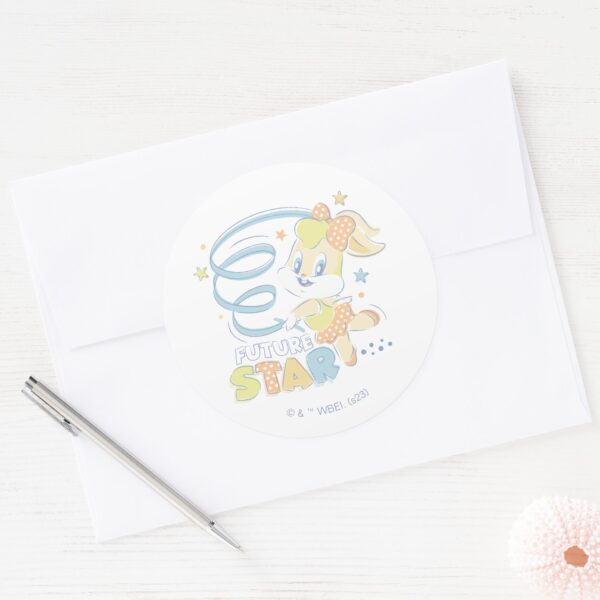 Baby Lola Bunny Future Star Classic Round Sticker
