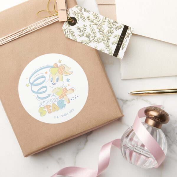 Baby Lola Bunny Future Star Classic Round Sticker