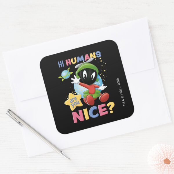 Baby_MARVIN_THE_MARTIAN™__Hi_Humans_Square_Sticker_3 Baby MARVIN THE MARTIAN™ Hi Humans Square Sticker
