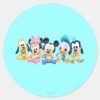 Baby_Mickey_&_Friends_Classic_Round_Sticker_1 Baby Mickey Friends Classic Round Sticker