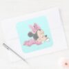 Baby_Minnie_Mouse___Pink_Pajamas_Square_Sticker_3 Baby Minnie Mouse Pink Pajamas Square Sticker