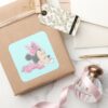 Baby_Minnie_Mouse___Pink_Pajamas_Square_Sticker_5 Baby Minnie Mouse Pink Pajamas Square Sticker