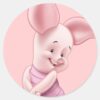 Baby_Piglet_Classic_Round_Sticker_1 Baby Piglet Classic Round Sticker
