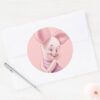 Baby_Piglet_Classic_Round_Sticker_3 Baby Piglet Classic Round Sticker