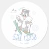 Baby_SYLVESTER™_Ski_Club_Classic_Round_Sticker_1 Baby SYLVESTER™ Ski Club Classic Round Sticker