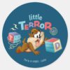 Baby_TAZ™___Little_Terror_Classic_Round_Sticker_1 Baby TAZ™ Little Terror Classic Round Sticker