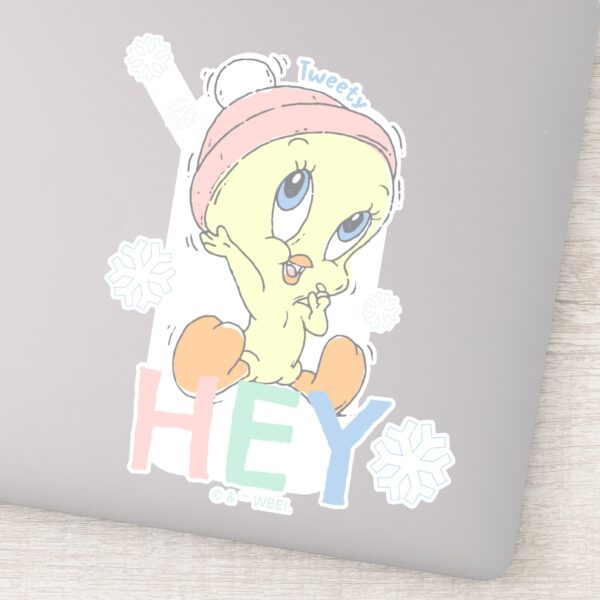 Baby_TWEETY™_Hey_Snow_Sticker_1 Baby TWEETY™ Hey Snow Sticker