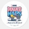 Baby_TWEETY™_&_SYLVESTER™_Power_Naps_Classic_Round_Sticker_1 Baby TWEETY™ SYLVESTER™ Power Naps Classic Round Sticker