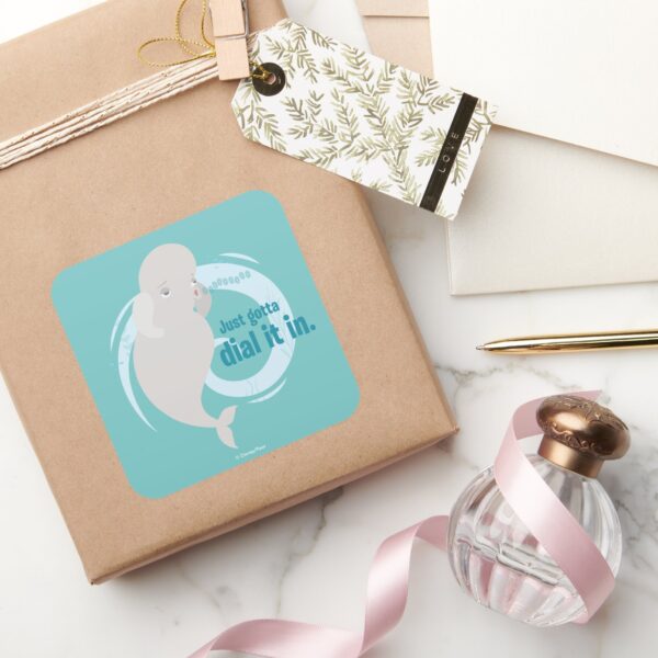 Bailey___Just_Gotta_Dial_it_in_Square_Sticker_5 Bailey Just Gotta Dial It In Square Sticker