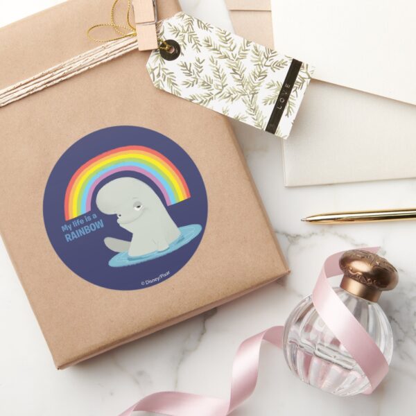 Bailey___My_Life_is_a_Rainbow_Classic_Round_Sticker_5 Bailey My Life Is A Rainbow Classic Round Sticker