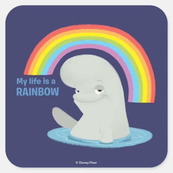 Bailey___My_Life_is_a_Rainbow_Square_Sticker_1 Bailey My Life Is A Rainbow Square Sticker