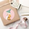 Bashful 2 Classic Round Sticker