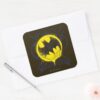Bat_Symbol_Tagged_Over_Justice_League_Square_Sticker_3 Bat Symbol Tagged Over Justice League Square Sticker