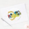 Batgirl_Display_Classic_Round_Sticker_3 Batgirl Display Classic Round Sticker