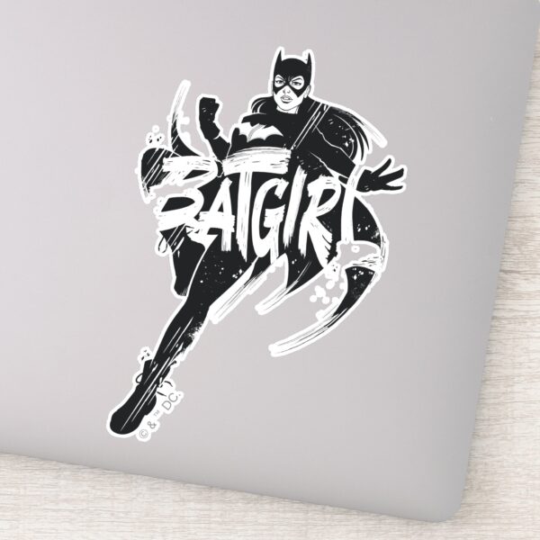 Batgirl_Ink_Brush_Name_Sticker_1 Batgirl Ink Brush Name Sticker