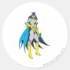 Batgirl_Poses_Classic_Round_Sticker_1 Batgirl Poses Classic Round Sticker