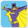 Batgirl_Square_Sticker_1 Batgirl Square Sticker