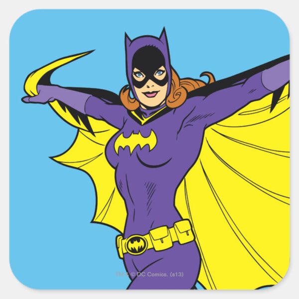 Batgirl_Square_Sticker_1 Batgirl Square Sticker