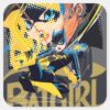Batgirl_Swinging_Kick_Square_Sticker_1 Batgirl Swinging Kick Square Sticker