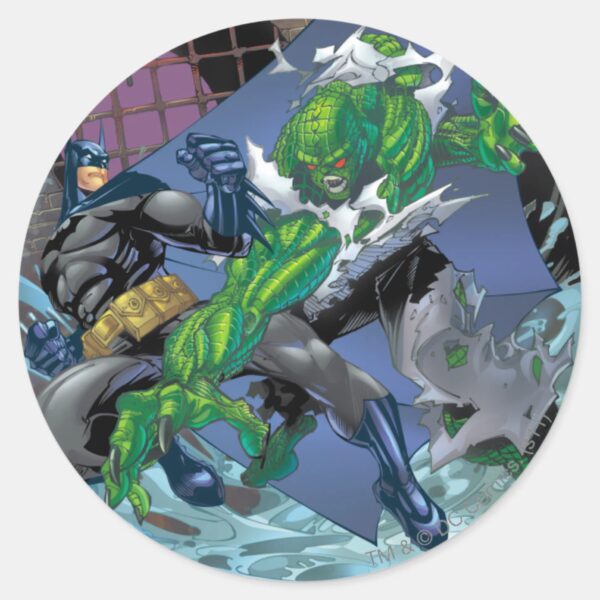 Batman_-_Killer_Croc_Classic_Round_Sticker_1 Batman Killer Croc Classic Round Sticker