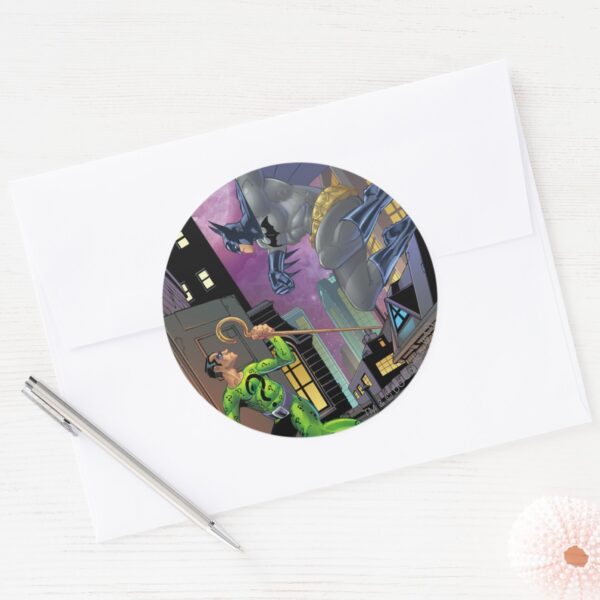 Batman_-_Riddler_Classic_Round_Sticker_3 Batman Riddler Classic Round Sticker