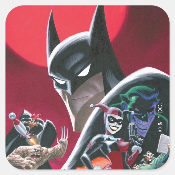 Batman_Adventures_Dangerous_Dames_&_Demons_Square_Sticker_1 Batman Adventures Dangerous Dames Demons Square Sticker
