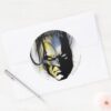 Batman_Airbrush_Portrait_Classic_Round_Sticker_3 Batman Airbrush Portrait Classic Round Sticker