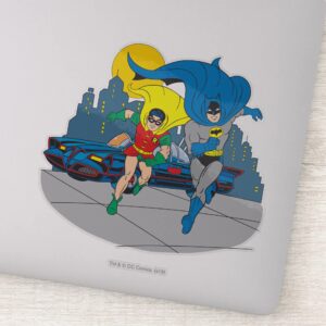 Batman And Robin Running Sticker