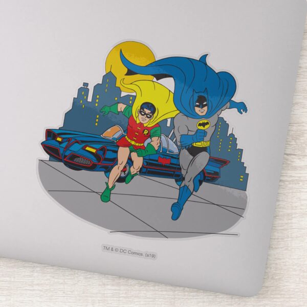 Batman_And_Robin_Running_Sticker_1 Batman And Robin Running Sticker