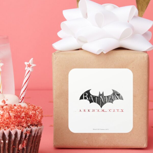 Batman_Arkham_City_Logo_Square_Sticker_6 Batman Arkham City Logo Square Sticker