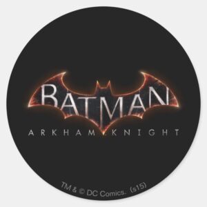 Batman_Arkham_Knight_Logo_Classic_Round_Sticker_1 Batman Arkham Knight Logo Classic Round Sticker