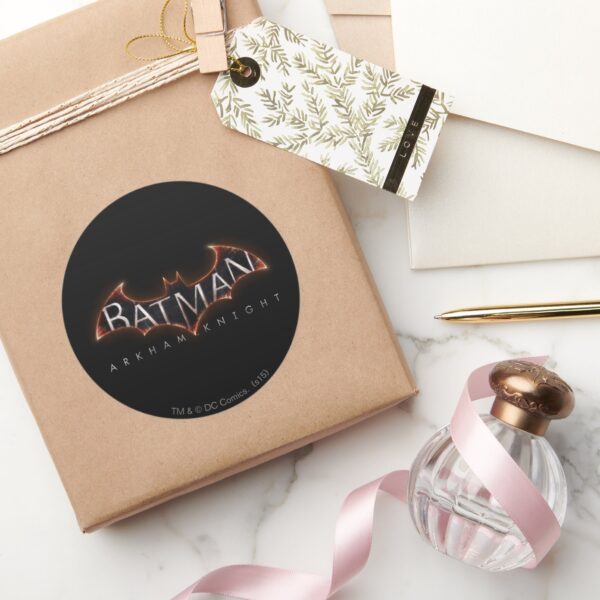 Batman_Arkham_Knight_Logo_Classic_Round_Sticker_5 Batman Arkham Knight Logo Classic Round Sticker