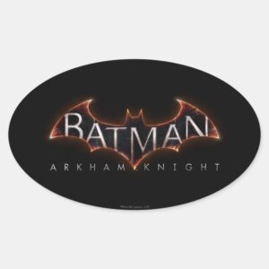 Batman_Arkham_Knight_Logo_Oval_Sticker_1 Batman Arkham Knight Logo Oval Sticker