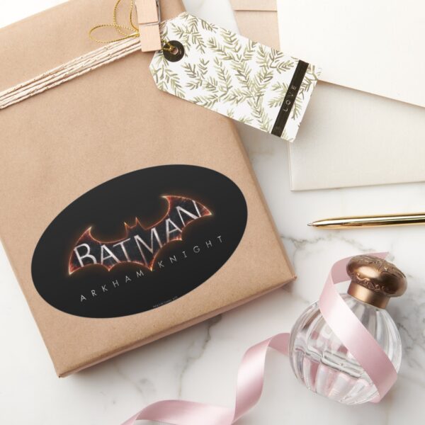 Batman_Arkham_Knight_Logo_Oval_Sticker_5 Batman Arkham Knight Logo Oval Sticker