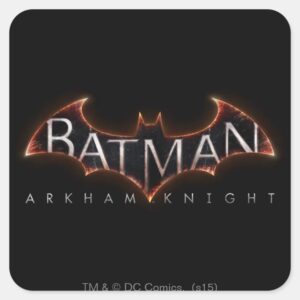 Batman_Arkham_Knight_Logo_Square_Sticker_1 Batman Arkham Knight Logo Square Sticker