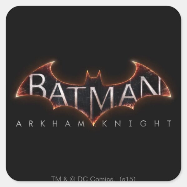 Batman_Arkham_Knight_Logo_Square_Sticker_1 Batman Arkham Knight Logo Square Sticker