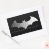 Batman Arkham Knight Pixel Logo Rectangular Sticker