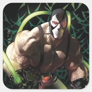 Batman_Bane_Bat_Swarm_Illustration_Square_Sticker_1 Batman Bane Bat Swarm Illustration Square Sticker