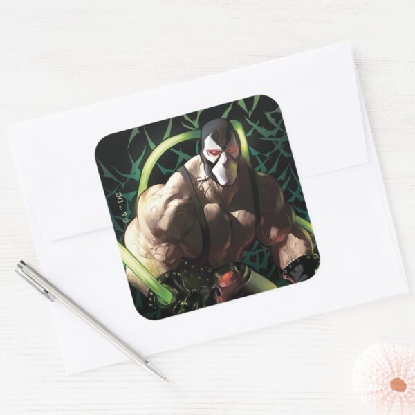 Batman_Bane_Bat_Swarm_Illustration_Square_Sticker_3 Batman Bane Bat Swarm Illustration Square Sticker
