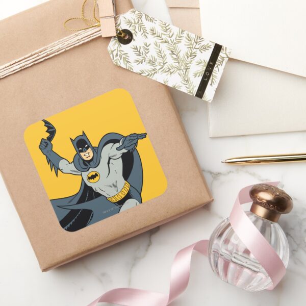 Batman_Batarang_Square_Sticker_5 Batman Batarang Square Sticker