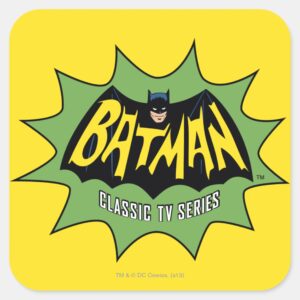 Batman Classic TV Series Logo Square Sticker