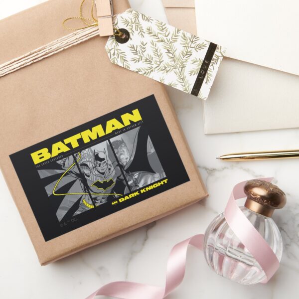 Batman_Comic_Tri-Panel_Graphic_Rectangular_Sticker_5 Batman Comic Tri Panel Graphic Rectangular Sticker