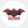 Batman Crimson Gotham Icon Classic Round Sticker