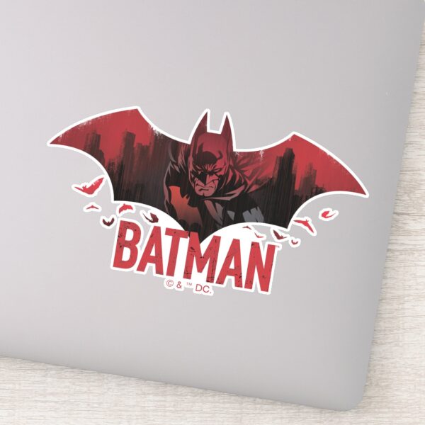 Batman_Crimson_Gotham_Icon_Sticker_1 Batman Crimson Gotham Icon Sticker