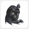 Batman_Crouching_Square_Sticker_1 Batman Crouching Square Sticker